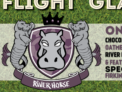 River Horse "football club logo" for Youth Soccer Fundraiser
