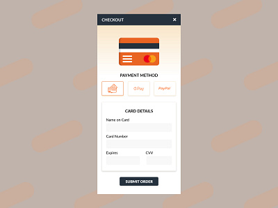 Credit Card Checkout 002 app checkout dailyui dailyui 002 dailyuichallenge design ui ui design