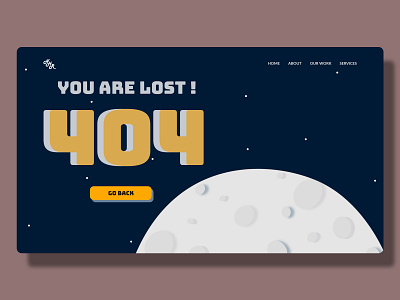 DailyUI 008 - 404 Page 008 404 404 error page 404 page daily 100 challenge dailyui dailyui 008 dailyuichallenge design error 404 error page ui ui design website