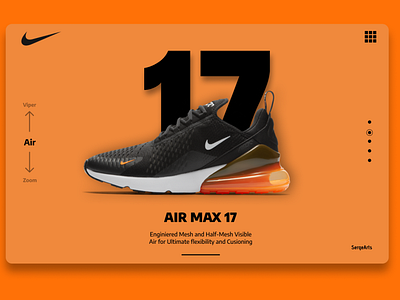 Nike Air Max Shoe Product Page Sample