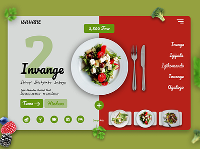 ISAHANE (Plate): Food Delivery Product Page design figma graphic design product page ui ui design uiux userexperience userinterface ux ux design web design website