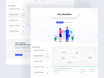 Location Web location ui uiux web webdesign website