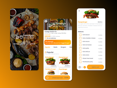 Food Delivery App app design design food app food delivery app food delivery design ui