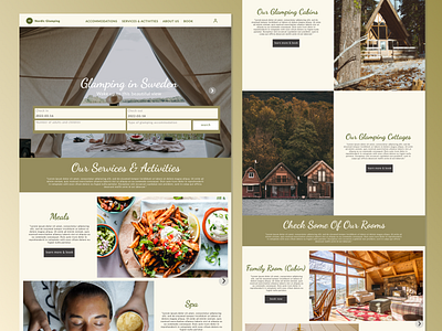 Glamping Landing Page