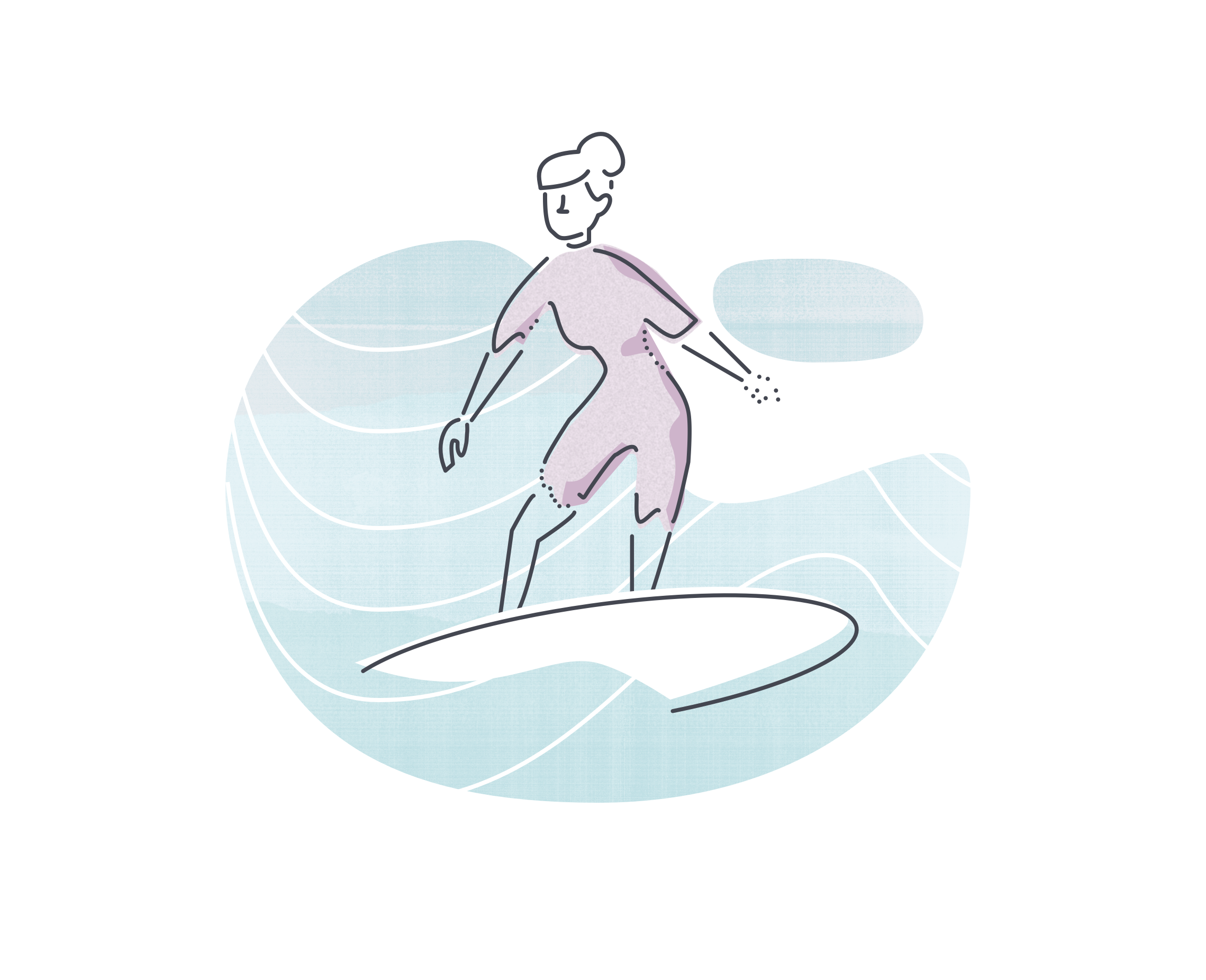 Illustration experiment 2 surf