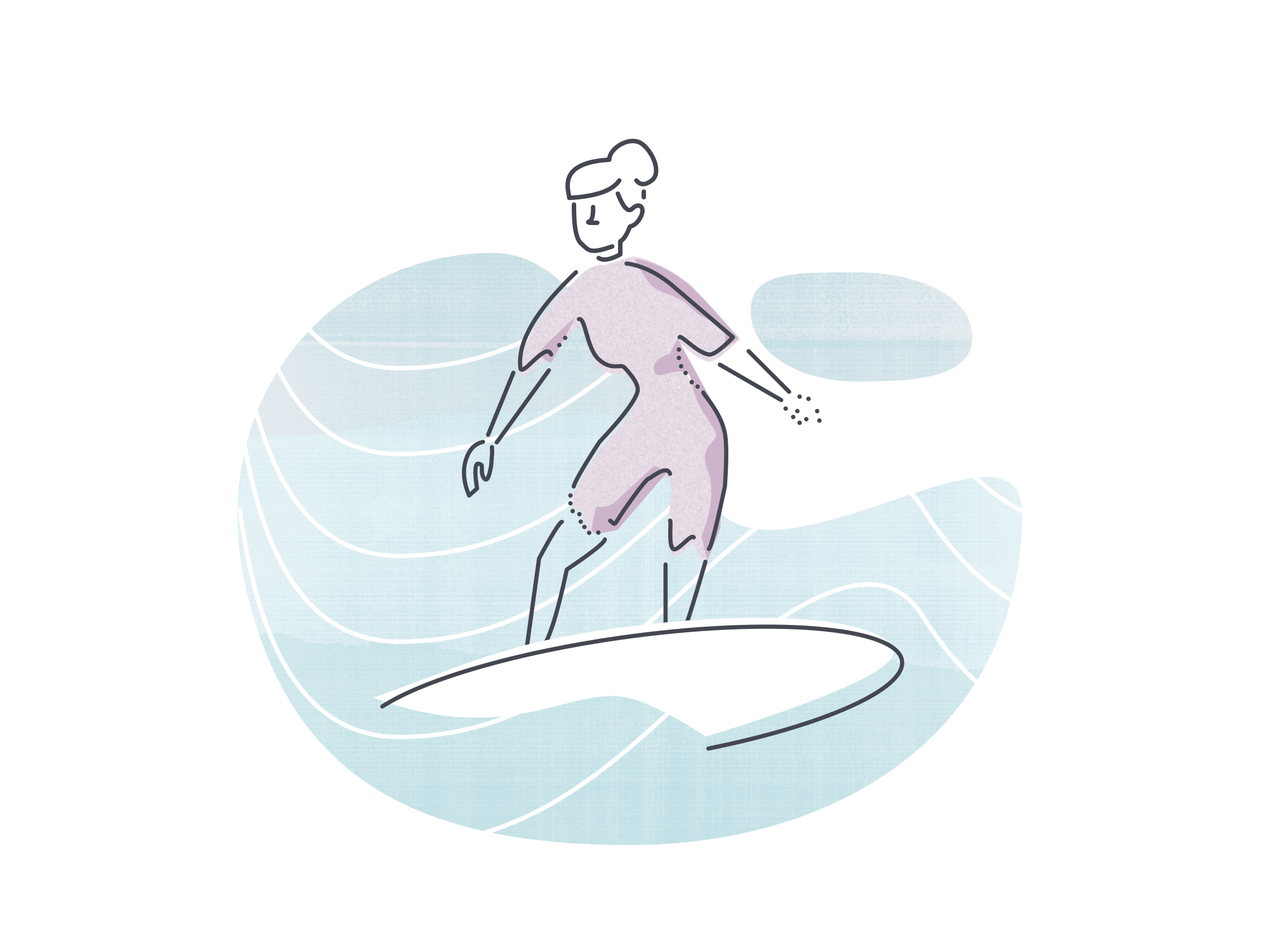 Illustration experiment 2 surf