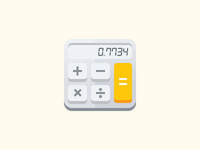 Hello Calculator! calculator hello icon illustration product illustration