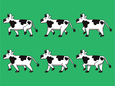 cows art children cute digitalart drawing illustration illustrator kawaii nature vector vectorart