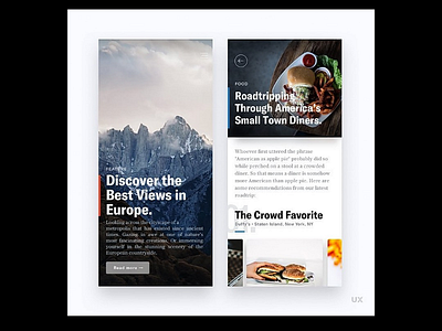 UI/UX - Discover Europe