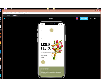 UI of FlowerShop