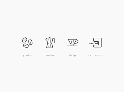 Small coffee icon set coffee coffee shop drink drip espresso icon icon set icons linear moka