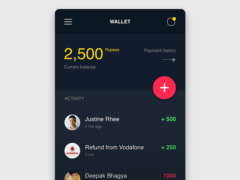 Wallet app