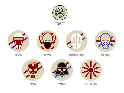 Sith Logos branding design illustration logo minimal sith star wars starwars