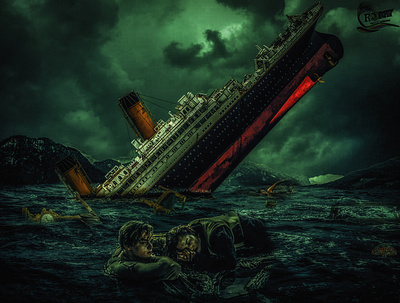 Titanic digital art photo manipulation