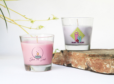 Candles are happiness with a light and a wonderful fragrance branding candleaddict candlelight candlelove candlemaking candles candleshop decoration fragrance graphicdesign handmade homedecor logodesign scentedcandles smallbusiness