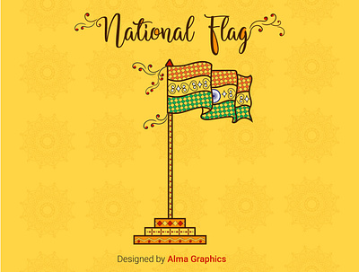 TIRANGA-National Flag-INDIA art branding design flag graphicdesigner illustration india indianart logo love tiranga tricolor
