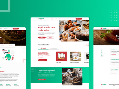 Fhilippi Distribuidora de Alimentos - Website Redesign redesign ui uiux web webdesig website