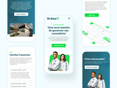 Coworking Médico - Website design medic medic website mobile mobile ui uiux web website