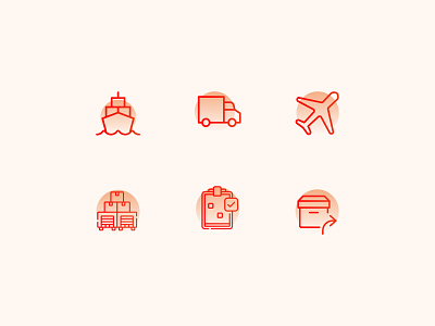 Logistic Icons icon icon pack logistc icon logistic uiux