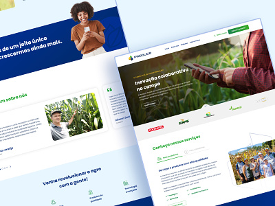 Produce - Website agro corn farm producer ui uiux web website