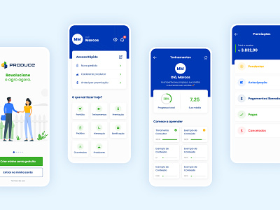 Consultores Produce - App agriculture app agro app consultores design interface mobile mobile ui ui uiux vendas