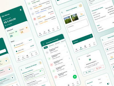 App Redesign - Sempre em Campo app farm mobile mobile ui producer ui uiux