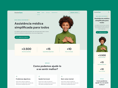 DoctorCare - Landing page