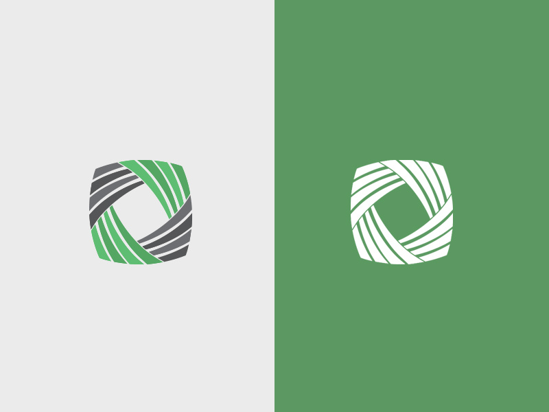 Green & Grey Spiral Logo Design by Brian Wilcox on Dribbble