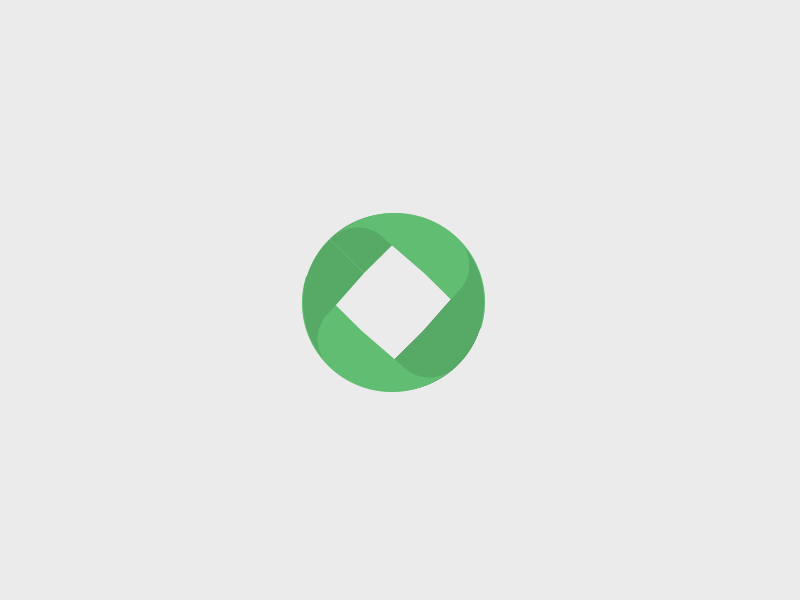 Green Icon Concepts concepts corporate cycle financial flat gif green icon loop organic overlap paper