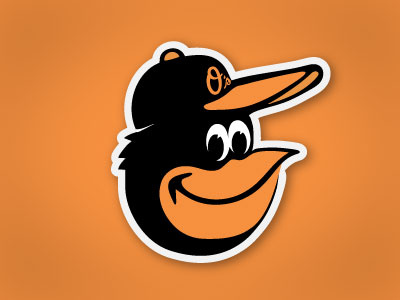 Orioles Angry BIRD  Baltimore orioles, Orioles, Softball logos