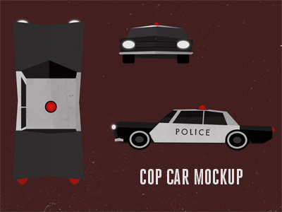 New Animation Project 3 "Cop Car Mockup" 3 60s animation black car cars chase cop getaway heist mockup new police project retro texture theft vintage