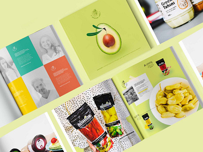 catalog / greek food catalog design eat graphic design greece greek green healthy layout paper
