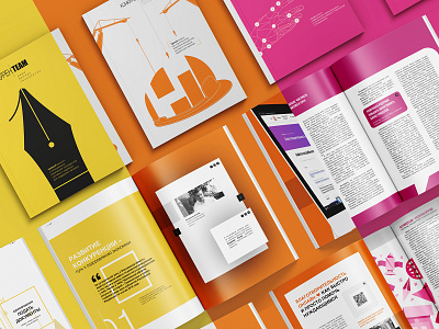 business magazine / layout, design, illustrations design graphic design illustration layout print vector