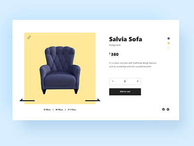 Furniture Shop - Product Page