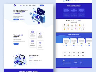 Software Landing Page Design