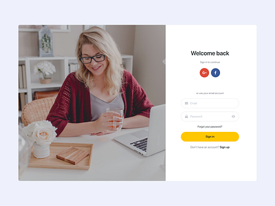 Sign in page UI clean create account landing page login login design login form login page login screen product design sign in sign up typography ui ui ux user experience user interface ux white