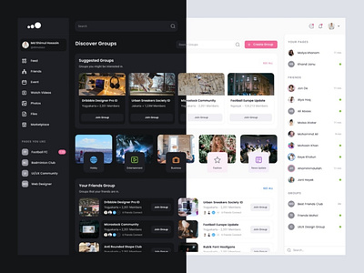 Social media dashboard