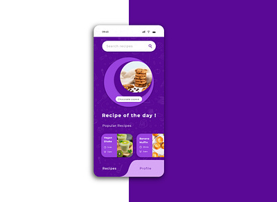 cookbook - recipe app - mobile ui adobe illustrator adobe xd android ui cookbook cooking app design ios ui mobile ui design recipes app typography ui ui ux design ui ux designer ux