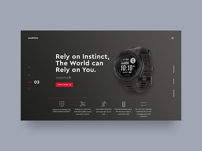 Garmin Watch Website Redesign