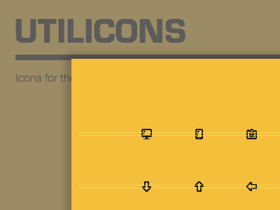 Release icons modal responsive utilicons website