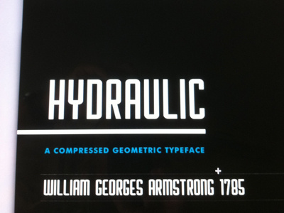Hydraulic condensed font geometric hydraulic type typeface typography uppercase