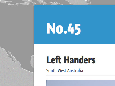 No.45 @font face css3 map surfing