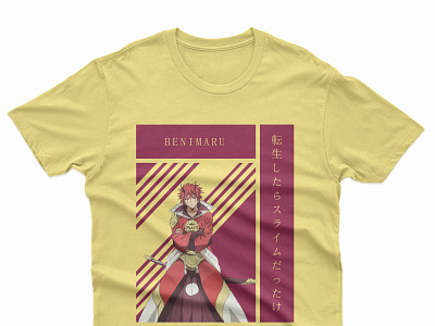 Benimaru T-Shirt Design anime design anime tshirt animemerch benimaru benimarushinmon benimarutshirt benimarutsshirtdesign design illustration merch merch design merchandise design tshirt design vector