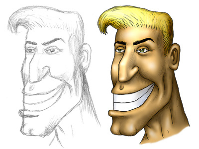 Guile character drawing guile