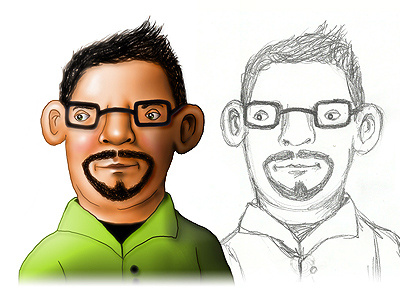 Geek beard character drawing geek glasses nerd