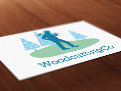 Woodcutting Co. logo woodcutting
