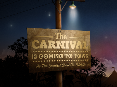 Carnival Coming Soon Page