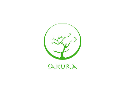 Sakura Sushi affinity designer logo thirtylogos