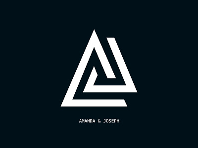 Amanda And Joseph Logo affinity designer design illustration logo