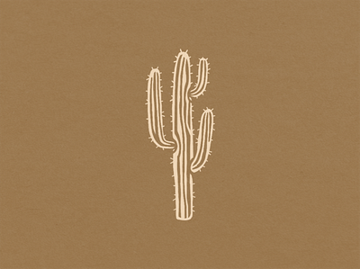 Saguaro Cactus arizona branding desert design illustration minimal procreate southwest